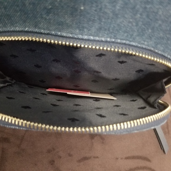 New Kate Spade New York Denim Dawn Medium Backpack - Picture 5 of 8